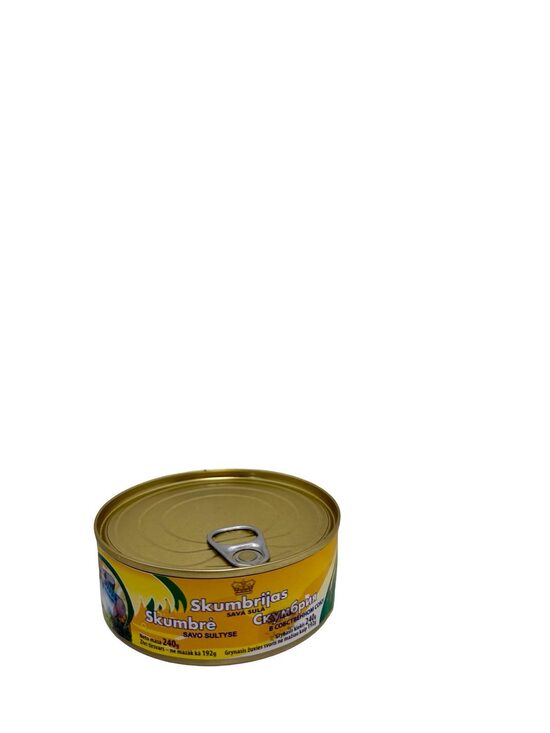 Skumbrija savā sulā 240 g